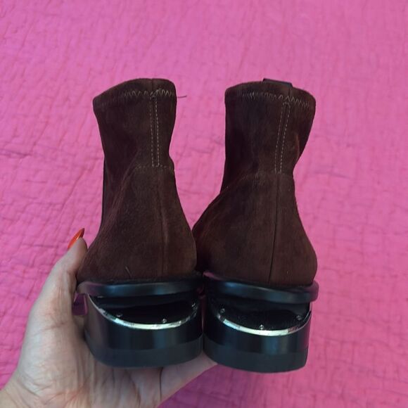 Alexander Wang burgundy suede Kori boots, US8,5 - Picture 9 of 12